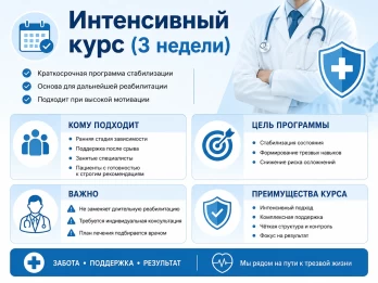 Реабилитация за 21 день в Верхней Пышме